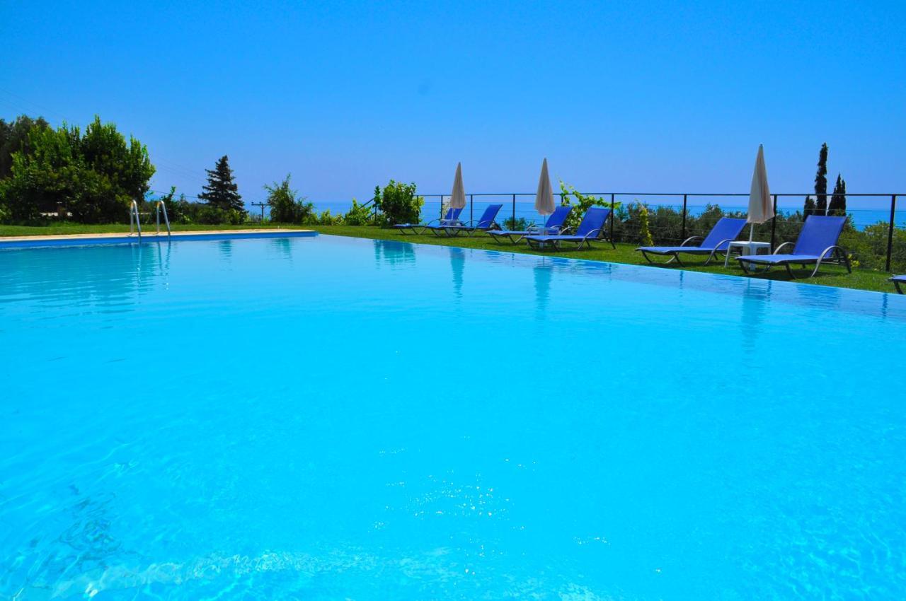 Luxury Loft Apartment With Pool - Pelekas Beach, Corfu Ngoại thất bức ảnh