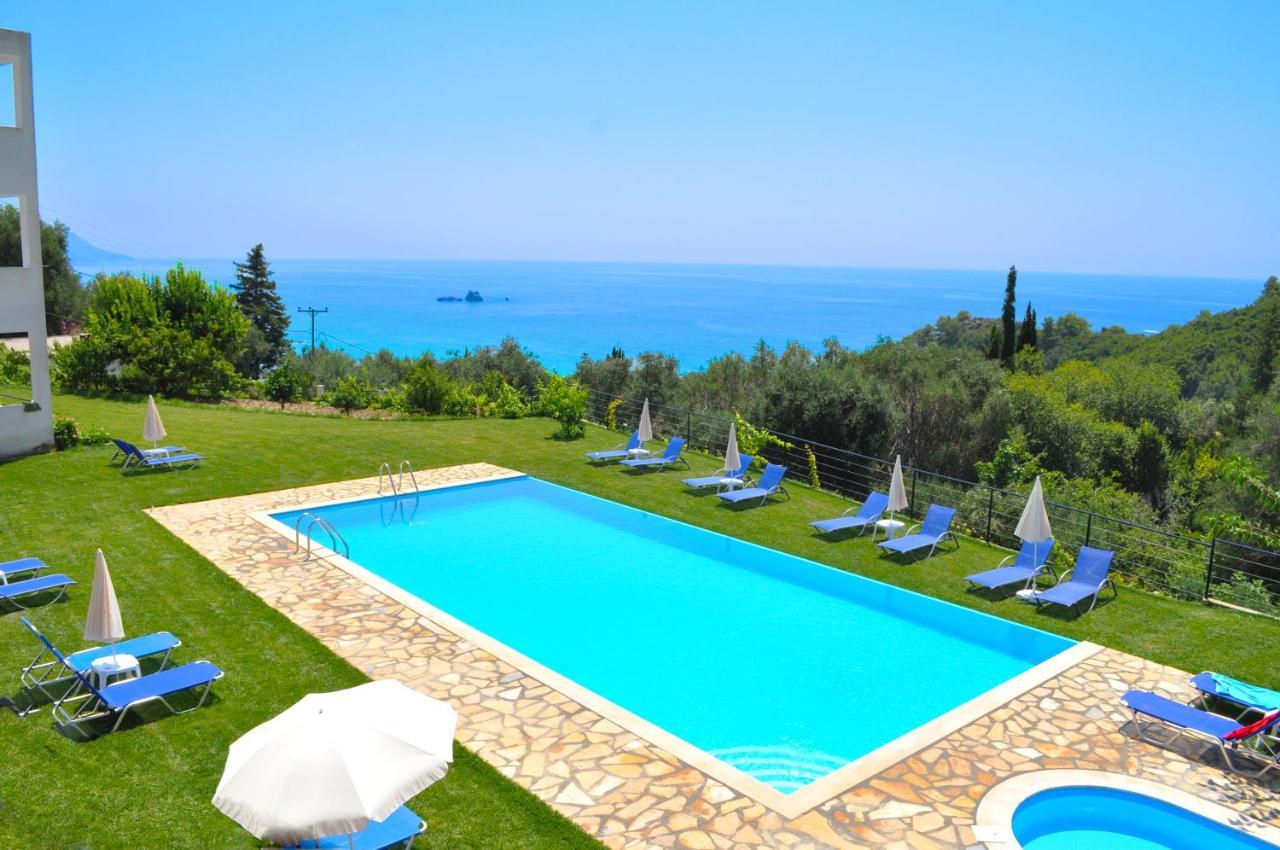 Luxury Loft Apartment With Pool - Pelekas Beach, Corfu Ngoại thất bức ảnh