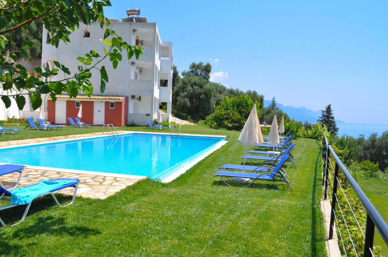 Luxury Loft Apartment With Pool - Pelekas Beach, Corfu Ngoại thất bức ảnh