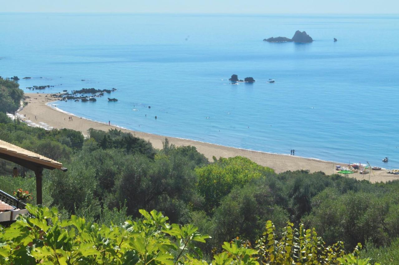 Luxury Loft Apartment With Pool - Pelekas Beach, Corfu Ngoại thất bức ảnh